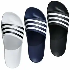 Pantoufles pour hommes sandales sandales personnalisées avec logo été mode plage rayures conception tongs toboggan