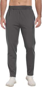 <b>Elastic</b> <b>Waist</b> Mid Vintage Embroidered Casual Colored Worsted Sweatpants - Product Image 2