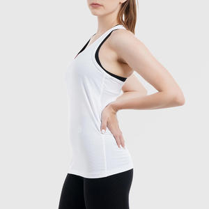 Camiseta de Entrenamiento para Mujer, Fabricación Personalizada OEM, Camiseta Deportiva Transpirable, Chaleco de Fitness, Suministro de Fábrica - Product Image 3