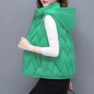 Chaleco acolchado ligero con cremallera para exteriores, reversible, de alta calidad, a prueba de viento, chaleco acolchado, chaqueta, uso exterior, superventas - Product Image 2