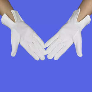 Gants maçonniques de haute qualité 100% coton avec broderie, couleurs et logo personnalisables, gants de sport respirants pour les francs-maçons - Product Image 3