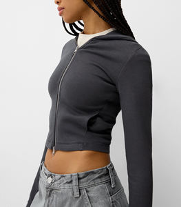 Sudadera de Algodón de Alta Calidad para Otoño e Invierno, Sudadera con Capucha para Mujer, Personalizable con Logotipo Bordado, Gruesa - Product Image 5