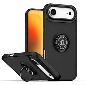 เคส iPhone 17 Air พร้อมขาตั้งแม่เหล็ก สีดำ - Product Image 1