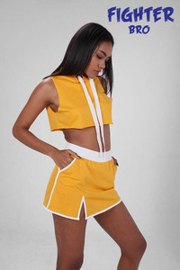 Plus Size Loungewear Pijamas Set Mujeres Sudadera con capucha y corto a juego Fleece Cut Sets Ropa casual - Product Image 3