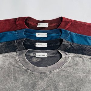 Mercerized Cotton T-Shirt - Men's Breathable Anti-Wrinkle Style Mercerized Cotton T-Shirt - Men's Breathable Anti-Wrinkle Style