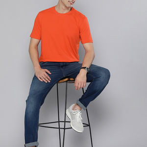 Camiseta Ligera, Transpirable, de Secado Rápido, Unisex, de Corte Holgado, Manga Corta, Cuello Redondo, para Hombre, 100% Algodón, Personalizable con Serigrafía - Product Image 4