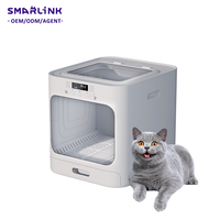 Boîte de séchage intelligente 60L pour animaux de compagnie, température constante à 38.5 °C et flux d'air à 360 °, contrôle par écran tactile pour chiens/chats, OEM/ODM