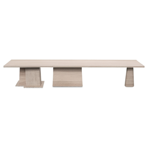 Elegant <b>Travertine</b> Dining <b>Table</b> Natural Stone <b>Side</b> <b>Table</b> for Modern Living Room Decor - Product Image 3