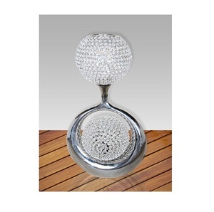 Glass Shaped Crystal <b>Beaded</b> Candle Holder Premium Quality New Arrivals Wholesale Best Prices Pillar Candle holder Candle Stand - Product Image 6