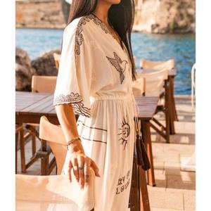 Women Full Length Kimono Lightweight Long Open Style With Graceful Draping Suitable For Casual Outfits And Trend Inspired Looks - Product Image 2