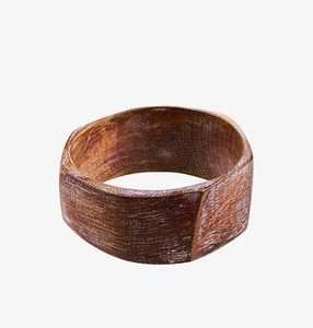 Brazalete de moda de madera de estilo étnico con piedras de diamante de pera Diseño de número de madera segmentado clásico Regalos calientes - Product Image 1