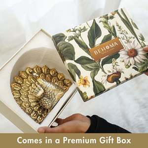 Panier-cadeau en métal en forme de paon, élégant, décoratif, accessoire d'intérieur, pièce d'art artisanale de qualité supérieure, collection festive élégante - Product Image 4