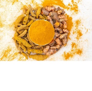 El mejor precio para polvo de extracto de Curcuma longa de grado alimenticio 95% curcumina directa de la India contenedor de vidrio de raíz de cúrcuma cultivada en estado salvaje - Product Image 2