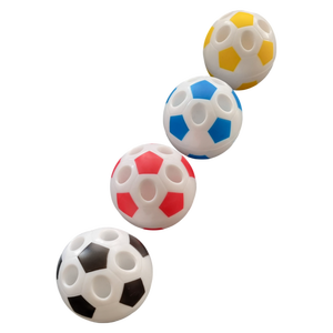 Temperino per matite in metallo a forma di pallone da calcio - Product Image 3