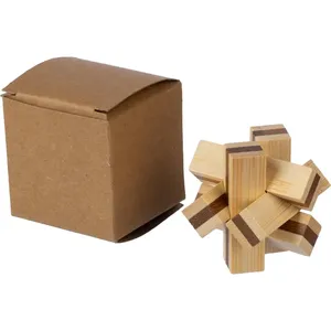 Giochi Puzzle in Bambù Personalizzati Inge, Gadget Promozionali Realizzati con Materiali Sostenibili - Product Image 2