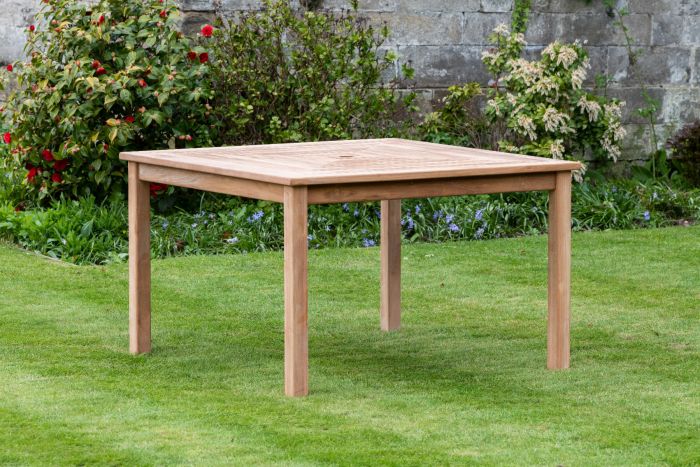 Teak Treatment Square Table 90x90x77 cm