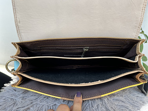 New Western Women Leather Sling Bag Recycled Leather Shoulder Bag Multi Color Sling Bag - Product Image 5