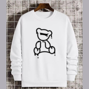 2024 dernière conception sur mesure hommes à manches longues sweat à capuche 100% coton polaire haute qualité impression numérique OEM hiver - Product Image 2