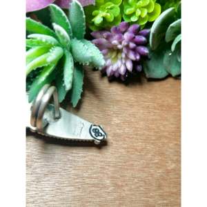Travis Jim <b>Adjustable</b> <b>Ring</b> with Spiny Oyster & Sterling Silver Bezel Setting Inlay Everyday Wear Shell Main Stone - Product Image 4