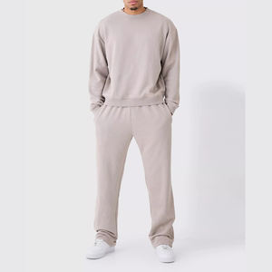 Chándal de hombre con logotipo personalizado, ropa deportiva cómoda para correr y entrenar, conjunto de dos piezas de fábrica - Product Image 4