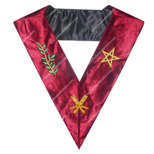 Regalia maçonnique pour secrétaire du 14e degré SCOTISH RITE AASR collier vêtements appropriés pour les cérémonies maçonniques - Product Image 1