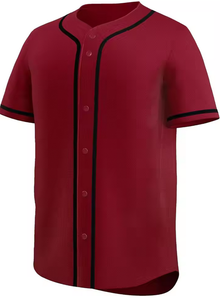 เสื้อกีฬาเบสบอลติดกระดุมสำหรับผู้ใหญ่และเยาวชนเสื้อกีฬาขนาดพลัสไซส์พิมพ์ซับลิเมชันออกแบบโลโก้ได้ตามต้องการ - Product Image 2