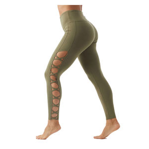 Leggings de yoga sans couture à taille haute de couleur personnalisée pour femmes, leggings de sport à effet push-up, vente en gros, logo tendance pour femmes - Product Image 2