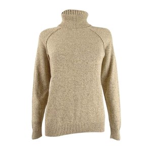 Cardigan da Donna Karen Scott in Cotone Marrone a Collo Alto, Taglia XS Petite, Traspirante, Stile Casual Coreano per Autunno e Inverno - Product Image 1