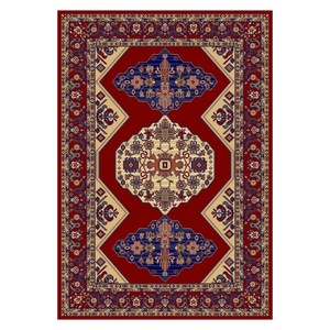 Tapis RUGS DEPOT LXDP-0292, vente en gros, rouge bordeaux, tapis traditionnel oriental imprimé numériquement, lavable en machine, chenille, antidérapant - Product Image 1
