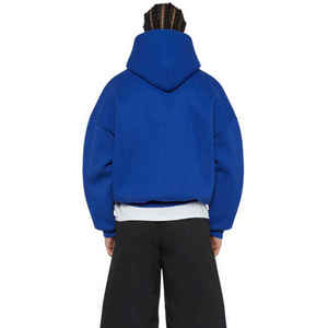 Logotipo personalizado Ropa de hombre Streetwear 100% Sudadera con capucha de algodón de alta calidad Heavyweight Boxy Hoodie - Product Image 2