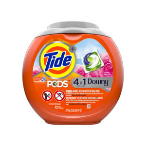 Para Tide Free & Gentle 3-en-1 Detergente de lavandería hipoalergénico Pacs Dermatologist-Recomendado para pieles sensibles de forma sólida - Product Image 1