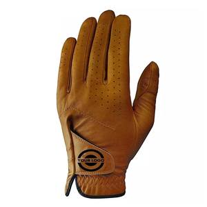 Guantes de Golf de cuero genuino para hombre, manoplas de mano izquierda y derecha, suaves y transpirables, de piel de oveja pura - Product Image 4