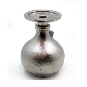 Wedding Decoration Aluminum Candle <b>Pillar</b> Holder Rough Nickel Candle Stick Holder for Home Decoration Handmade - Product Image 1