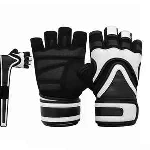 Meilleure qualité One Stop Fitness gants haltérophilie crochet Style Overhand poignées gants de cyclisme - Product Image 1