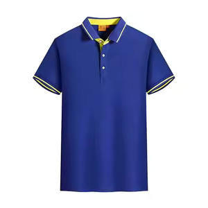 Camiseta Polo de uniforme de personal de restaurante de algodón de alta calidad, logotipo personalizado bordado, ropa de trabajo personalizada, estampado de trabajadores, Fitness - Product Image 4