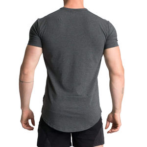 T-shirts de sport en coton doux, polyester, élasthanne et nylon, compression, best-seller, dernière édition, col rond, maillots de sport - Product Image 3