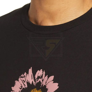 เสื้อยืดคอกลมระบายอากาศสำหรับผู้ชายพิมพ์ลายผลิตจากผ้าฝ้ายปากีสถานสำหรับผู้ชาย - Product Image 5