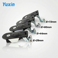 Loquet de panneau à compression industriel Yuxin YX-MS609-1 en alliage de zinc, serrure de cabinet haute sécurité avec 2 clés, finition noir/argent, cache-poussière