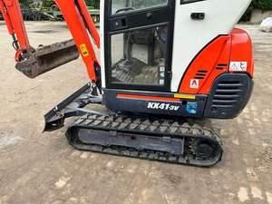Kubota KX41-3V, livraison, excavatrice EPA Euro de 2,5 tonnes, 1 TON, 1,8 T, 3,5 tonnes, moteur Kubota, excavatrice sur chenilles, mini pelle, mini excavatrice agricole - Product Image 4