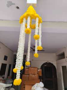 Marigold Mogra fleur lustre capteurs de rêves décor de mariage indien Mehndi décor Bollywood fête à thème Holi fête maison - Product Image 5