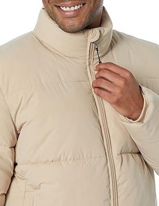 Veste matelassée pour homme 2025, style personnalisé, col montant et logo frontal, polyester, manches longues, hiver, vente en gros - Product Image 5