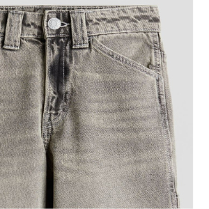 Pantalones cortos de mezclilla de verano para hombre de alta calidad High Street Vintage Loose Fit Distressed Washed Men Denim Shorts OEM personalizado - Product Image 4