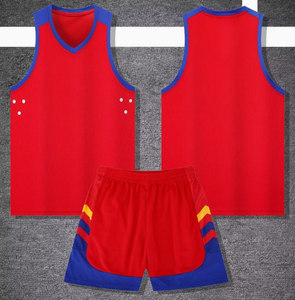 Mens Basketball Uniform Set Printed Sublimated Reversible Jerseys Shorts Breathable Lightweight Design for Teamwear School - Product Image 3