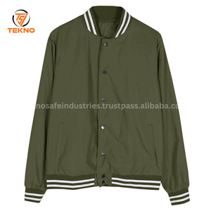 แจ็กเก็ตทีม2025คลาสสิกสำหรับผู้ชายสวมใส่สบายข้อมือยางและผ้านุ่มเหมาะสำหรับชุดกีฬาลำลองบริการ OEM - Product Image 2