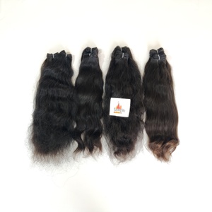 Indian Unprocessed 100% Cuticle Aligned Deep Wave Natural Color None Chemical Processing <b>Cheap</b> Bundle Human Hair <b>Extensions</b> - Product Image 2