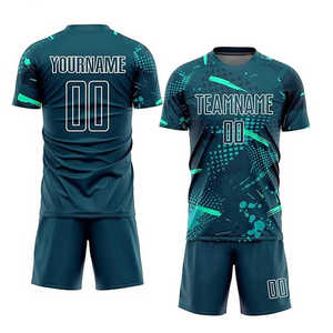 Migliori uniformi da calcio di tendenza <span class=keywords><strong>per</strong></span> <span class=keywords><strong>tutti</strong></span>, set da calcio Color gradiente completamente personalizzati, abbigliamento da calcio di produzione sfusa dal Pakistan - Product Image 1