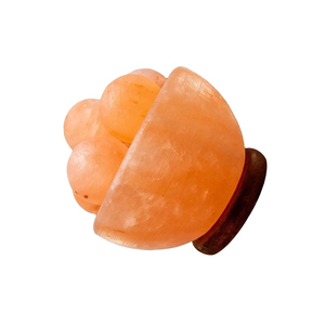 Lampe de bol de feu de sel de l'Himalaya de décoration d'intérieur de qualité supérieure avec boules de massage de sel de roche rose en cristal pour le bien-être - Product Image 2