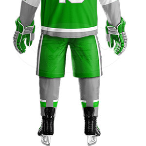 ชุดยูนิฟอร์มฮอกกี้น้ำแข็งผ้าโพลีเอสเตอร์คุณภาพสูง ระบายอากาศได้ดี สวมใส่สบาย สำหรับผู้ใหญ่ พร้อมบริการสกรีนชื่อทีมตามสั่ง รับผลิตแบบ OEM - Product Image 6