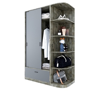 TQA68042 Modern Sliding Door Wardrobe Module Convertible Folding for Home Apartment Workshop Home Furniture Decorative Features - Product Image 3