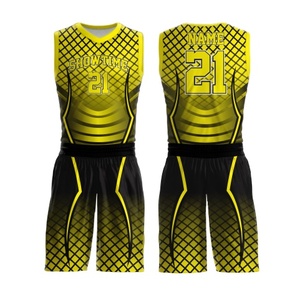 Wholesale Custom Design Breathable Plus <b>Size</b> Adult <b>Basketball</b> Jerseys Sublimation Uniform Set - Product Image 6